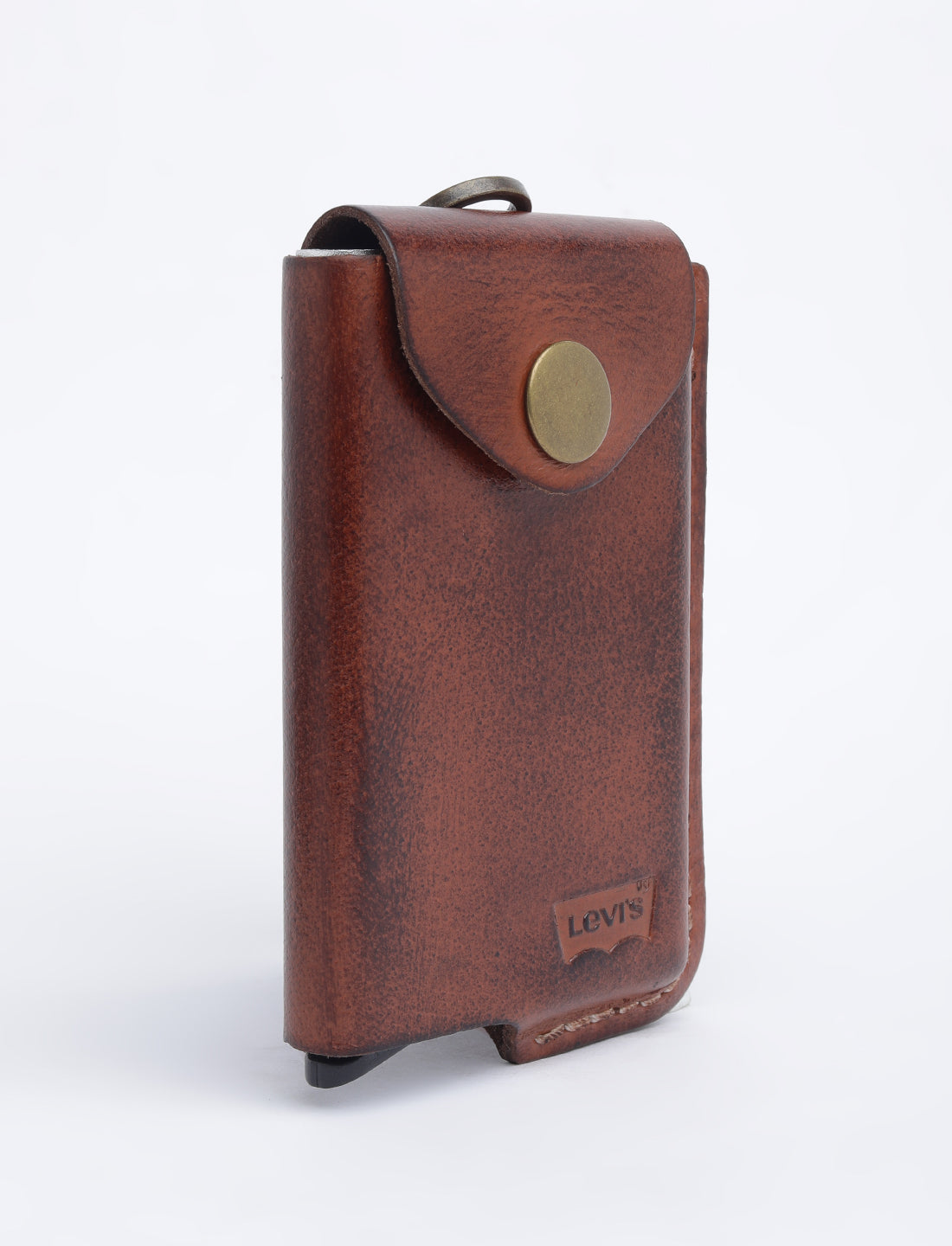 Men's Tan Solid Card Holder - 04 View
