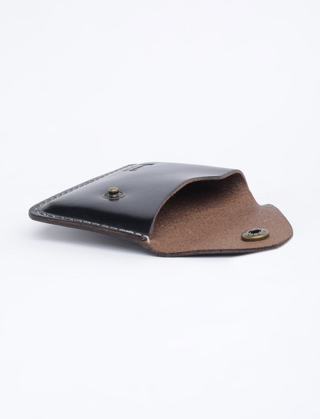 Men's Black Solid Card Holder - 06 View