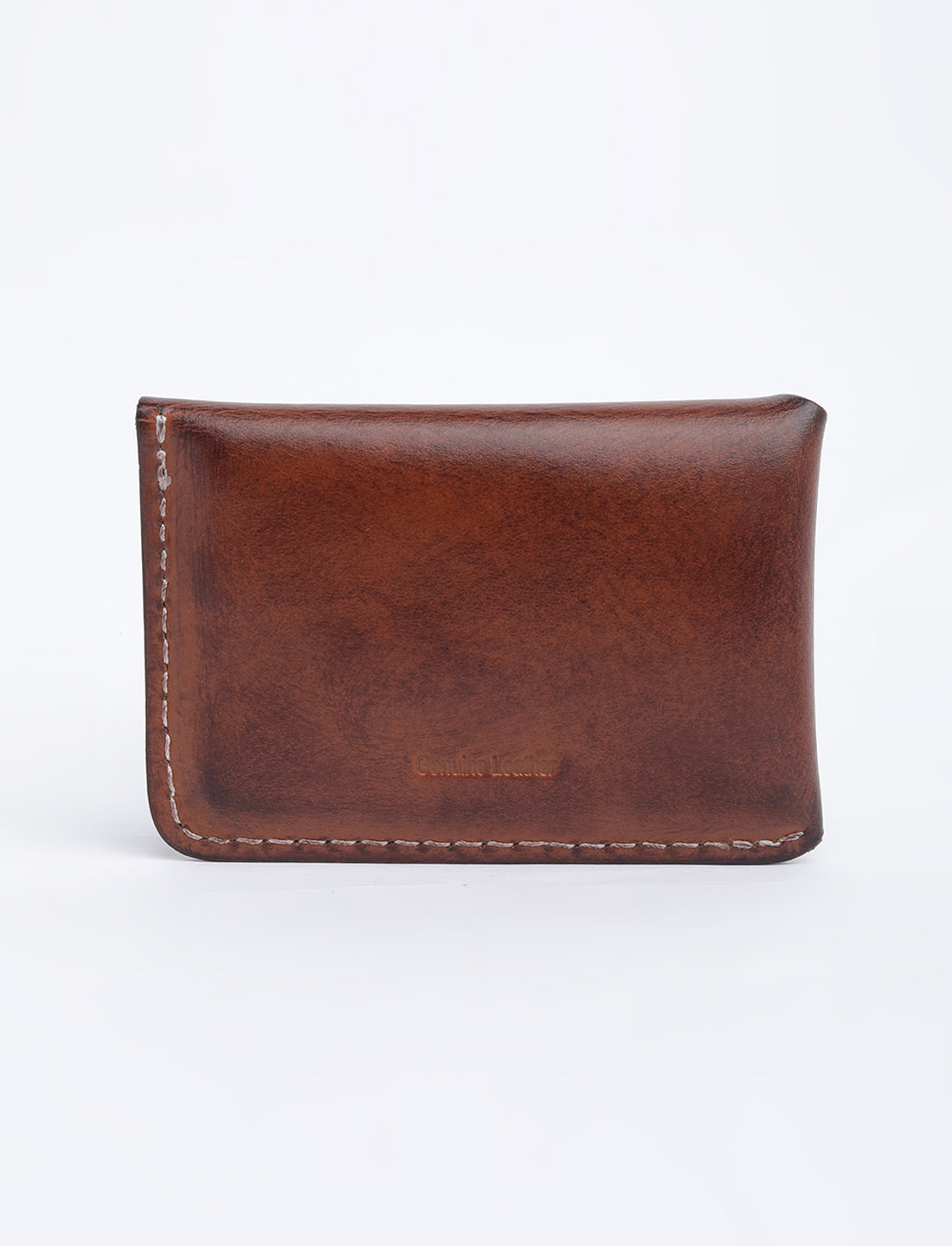 Men's Tan Solid Card Holder - 04 View