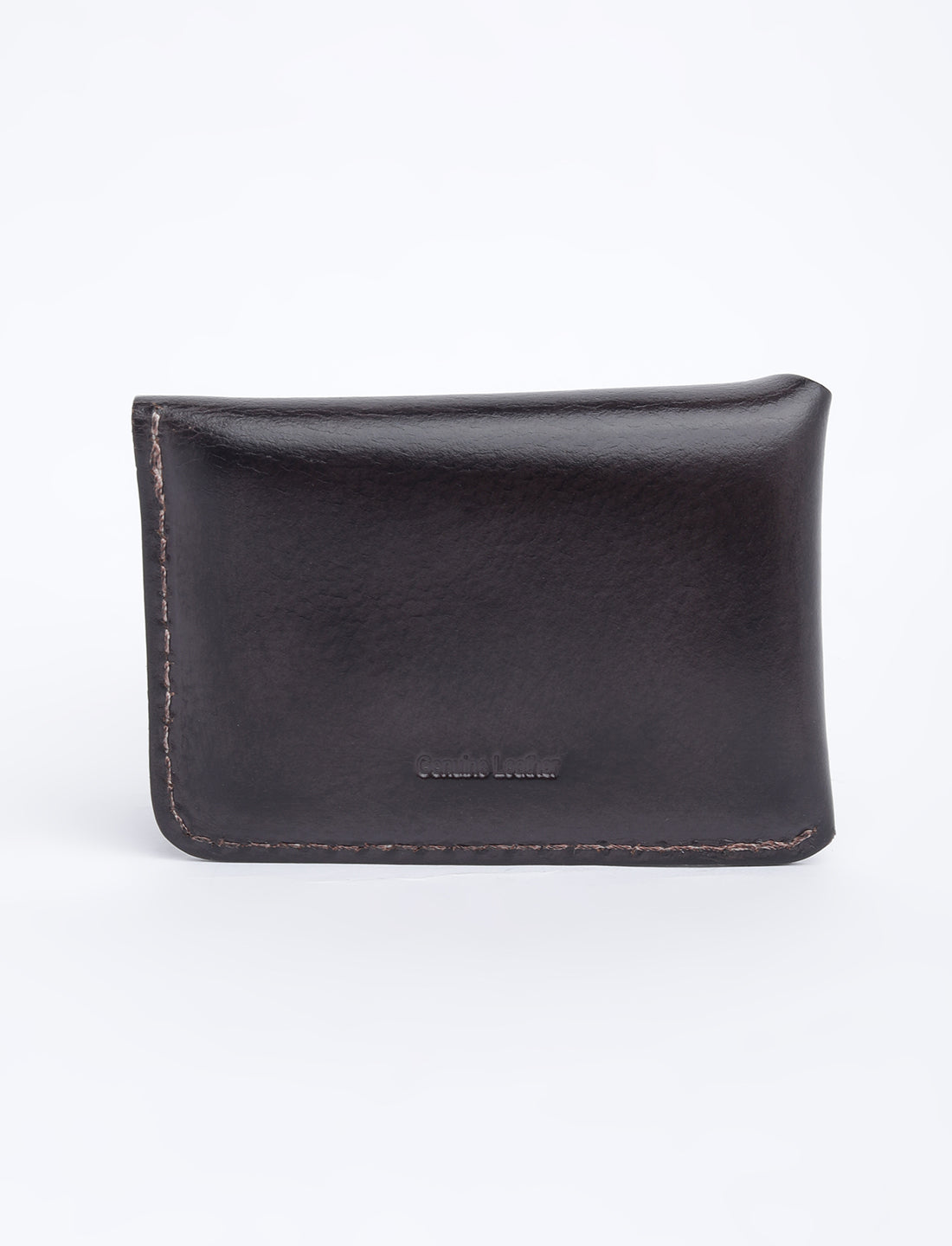 Men's Brown Solid Card Holder - 04 View