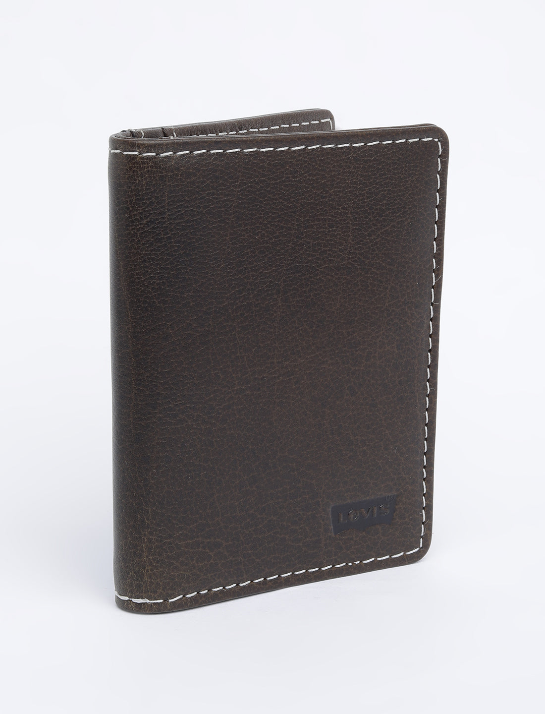 Men's Brown Solid Card Holder - 02 View