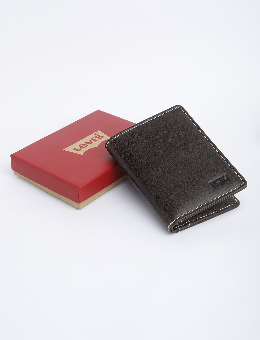 Men's Brown Solid Card Holder - 06 View