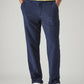 Men's Dark Indigo Authentic Relaxed Fit Mid Rise Corduroy Chinos - Front View