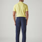 Men's Dark Indigo Authentic Relaxed Fit Mid Rise Corduroy Chinos - Back View