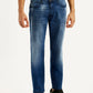 Men's 541 Blue Regular Tapered Fit Mid Rise Jeans - Fron View