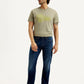 Men's 505 Dark Indigo Straight Fit Mid Rise Jeans - Front View
