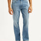 Men's 505 Med Indigo Straight Fit Mid Rise Jeans - Front View