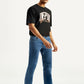 Men's 505 Med Indigo Straight Fit Mid Rise Jeans - Side View