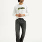 Men's 505 Grey Straight Fit Mid Rise Jeans - Styleshot View