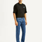 Men's 505 Med Indigo Straight Fit Mid Rise Jeans - Side View