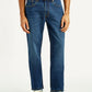 Men's 505 Med Indigo Straight Fit Mid Rise Jeans - Front View