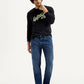 Men's 505 Med Indigo Straight Fit Mid Rise Jeans - Styleshot View