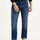 Men's 505 Med Indigo Straight Fit Mid Rise Jeans - Front View