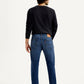 Men's 505 Med Indigo Straight Fit Mid Rise Jeans - Back View