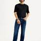 Men's 505 Dark Indigo Straight Fit Mid Rise Jeans - Styleshot View