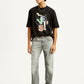 Men's 505 Light Grey Straight Fit Mid Rise Jeans - Styleshot View
