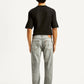 Men's 505 Light Grey Straight Fit Mid Rise Jeans - Back View