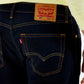 Men's 505 Dark Indigo Straight Fit Mid Rise Jeans - detail View