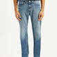 Men's 505 Med Indigo Straight Fit Mid Rise Jeans - Front View