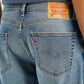 Men's 505 Med Indigo Straight Fit Mid Rise Jeans - Detail View