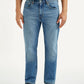 Men's 505 Med Indigo Straight Fit Mid Rise Jeans - Front View