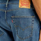 Men's 505 Med Indigo Straight Fit Mid Rise Jeans - Detail View