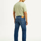 Men's 505 Mid Indigo Straight Fit Mid Rise Jeans - Back View