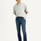 Men's 505 Dark Indigo Straight Fit Mid Rise Jeans - Styleshot View