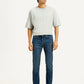 Men's 505 Dark Indigo Straight Fit Mid Rise Jeans - Front View