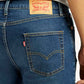 Men's 505 Dark Indigo Straight Fit Mid Rise Jeans - Detail View