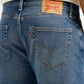 Men's 505 Med Indigo Straight Fit Mid Rise Jeans - Detail View
