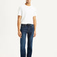 Men's 505 Dark Indigo Straight Fit Mid Rise Jeans - Front View