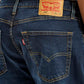 Men's 505 Dark Indigo Straight Fit Mid Rise Jeans - Detail View