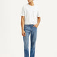 Men's 505 Med Indigo Straight Fit Mid Rise Jeans - Front View