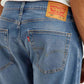 Men's 505 Med Indigo Straight Fit Mid Rise Jeans - Detail View