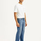 Men's 505 Med Indigo Straight Fit Mid Rise Jeans - Side View