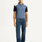 Men's 505 Dark Indigo Straight Fit Mid Rise Jeans - Front View