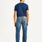 Men's 505 Med Indigo Straight Fit Mid Rise Jeans - Back View