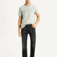 Men's 505 Black Straight Fit Mid Rise Jeans - Styleshot View