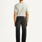 Men's 505 Black Straight Fit Mid Rise Jeans - Back View