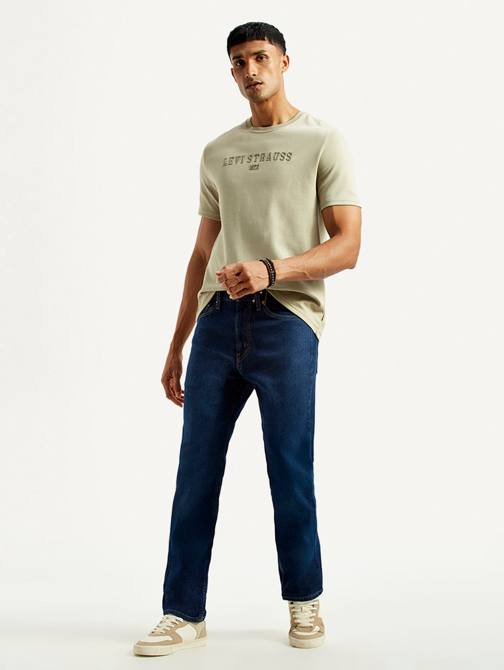 Men's 505 Indigo Straight Fit Mid Rise Jeans