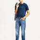 Men's 505 Indigo Straight Fit Mid Rise Jeans - Styleshot View