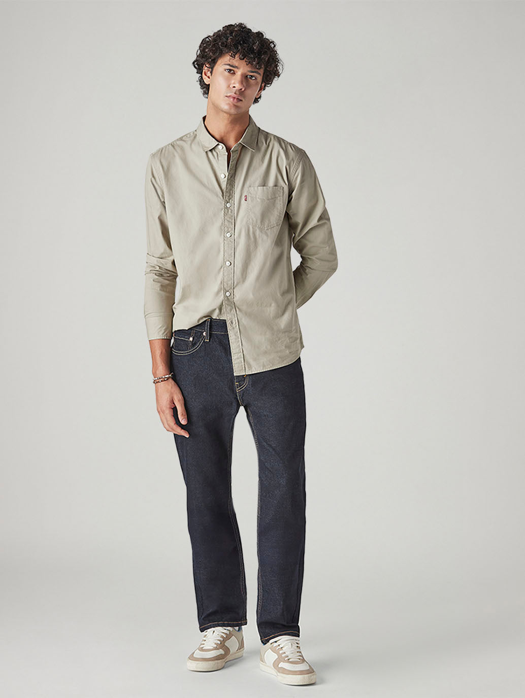 Men's 505 Indigo Straight Fit Mid Rise Jeans