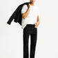 Men's 505 Black Straight Fit Mid Rise Jeans - Styleshot View