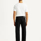 Men's 505 Black Straight Fit Mid Rise Jeans - Back View