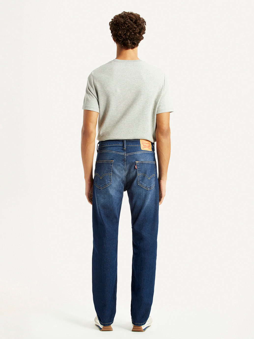 Men's 505 Indigo Straight Fit Mid Rise Jeans - Back View