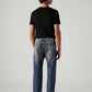 Men's Tinted 505 Blue Straight Fit Mid Rise Jeans - Back View