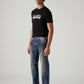 Men's Tinted 505 Blue Straight Fit Mid Rise Jeans - Side View