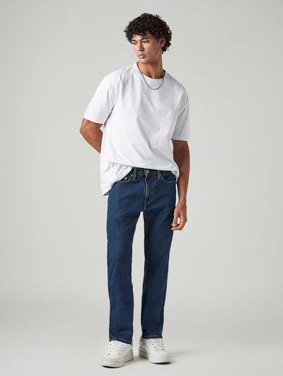 levi's Men's 505 Blue Straight Fit Mid Rise Tinted Jeans-picture-25