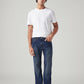 Men's 505 Dark Indigo Straight Fit Mid Rise Tinted Jeans - Front View